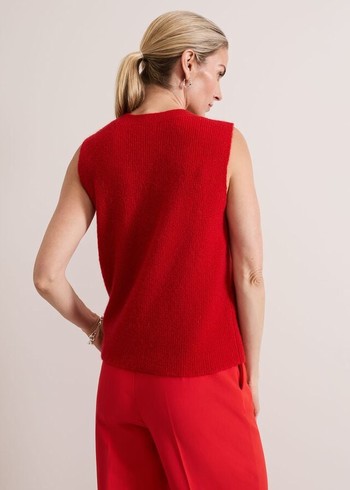 Phase Eight Daniella Mohairted Knitwear Red Canada | GMPCXA-958